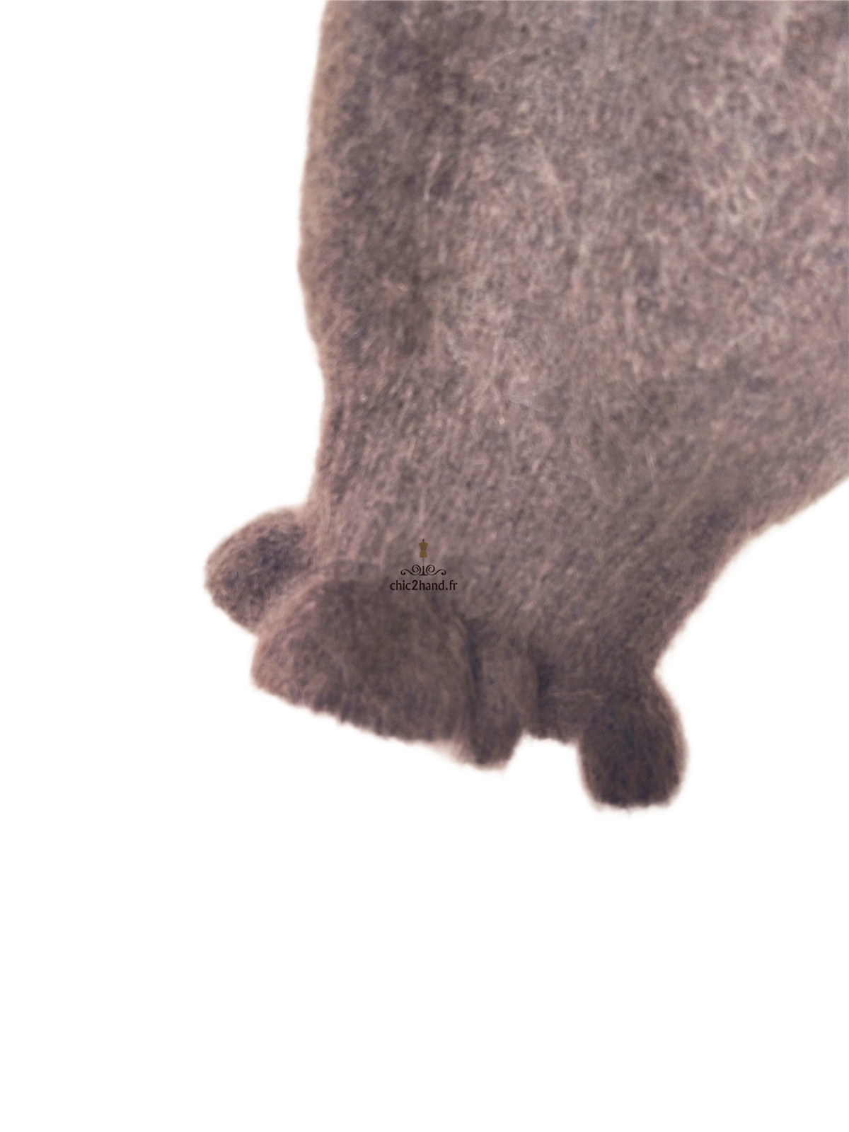 Très jolie gilet doudou laine mohair & Other Stories marron S Neuf – Image 9