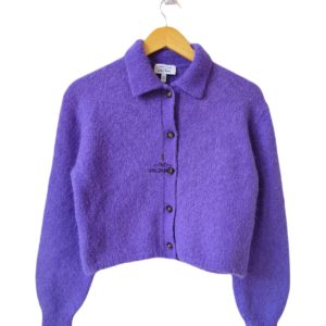 Gilet cardigan laine alpaga doudou & Other Stories XS violet Excellent état