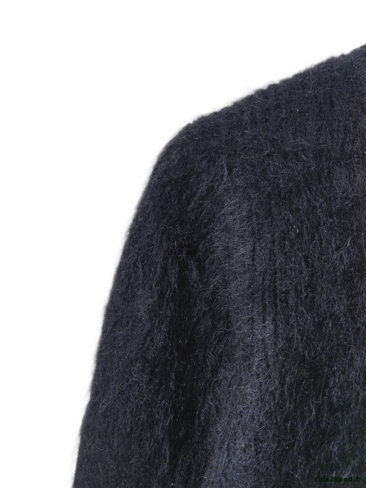 Très jolie gilet doudou laine mohair & Other Stories noir S Neuf – Image 3