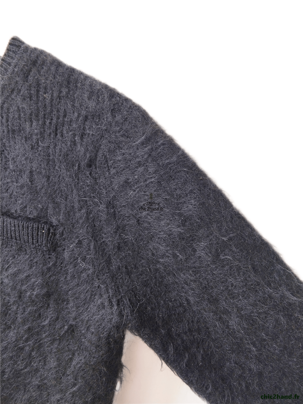 Très jolie gilet doudou laine mohair & Other Stories noir S Neuf – Image 4