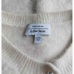 Très jolie gilet doudou laine mohair & Other Stories blanc M Neuf