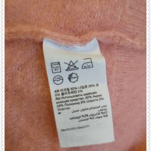 Très jolie gilet doudou laine mohair & Other Stories rose S NEUF