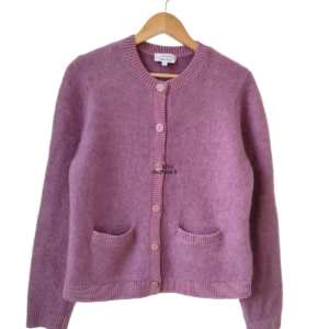 Gilet cardigan laine mohair doudou & Other Stories S violet lilas Excellent état