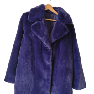 Manteau oversize en fourrure doudou & Other Stories violet L NEUF