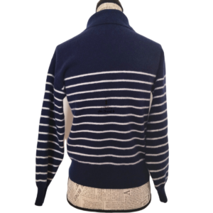 Pull 100% pure laine & Other stories rayures bleu marine et blanc XS TBE