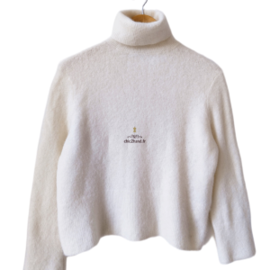 Pull col roulé & Other stories  laine alpaga blanc XS TBE