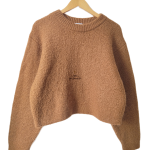 Pull overisize doudou épais & Other stories 100% laine mohair camel S NEUF