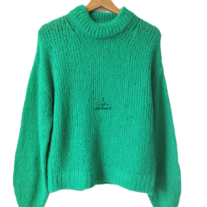 Pull overisize doudou & Other stories 100% laine alpaga vert XS NEUF
