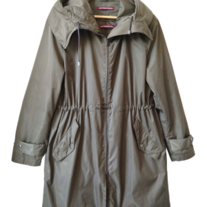 Manteau parka imperméable avec capuche doublure duvet Comptoir des Cotonniers Ivan M kaki 