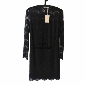 Robe chic élégante dentelle noir Paul&Joe 36 Neuf avec étiquettes