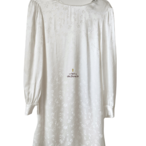 Robe longue Tara Jarmon blanc crème motif S NEUF avec étiquettes