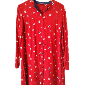 Robe longue chemise Comptoir des Cotonniers rouge bordeaux delgaudio FR34 NEUF