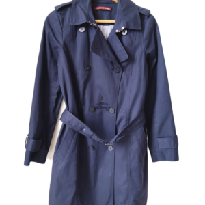 Trench imperméable classique doublure Comptoir des Cotonniers Cadeau bleu marine M neuf