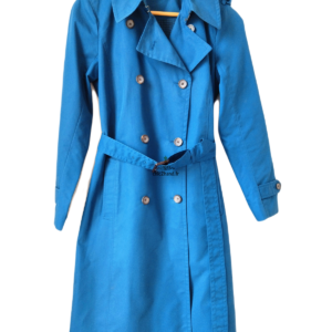 Trench imperméable classique doublure Comptoir des Cotonniers Gabien bleu S TBE