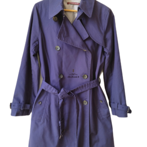 Trench imperméable classique Comptoir des Cotonniers Isore bleu marine M NEUF