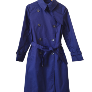 Trench imperméable classique Comptoir des Cotonniers jonquille bleu violet L NEUF