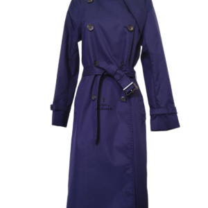 Trench imperméable classique Comptoir des Cotonniers jonquille bleu violet L NEUF
