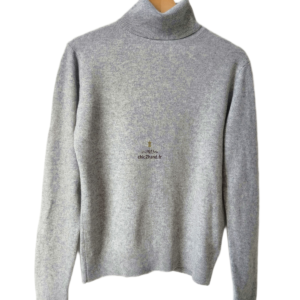 Pull col roulé 100% pur cachemire Uniqlo gris neuf XS NEUF