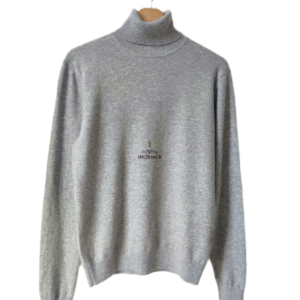 Pull col roulé 100% pur cachemire Uniqlo gris neuf M NEUF