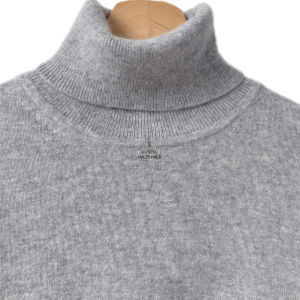 Pull col roulé 100% pur cachemire Uniqlo gris neuf M NEUF