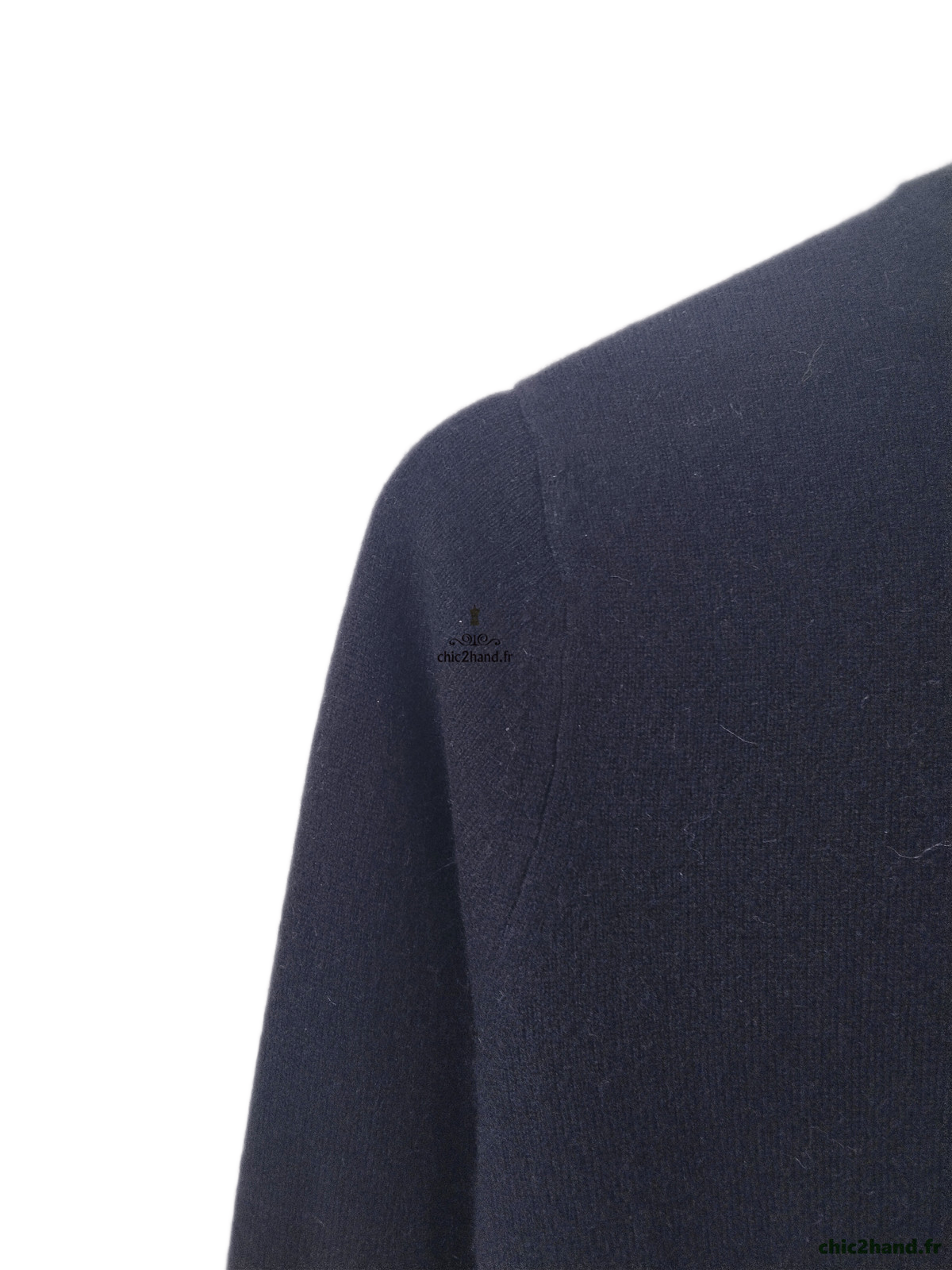 Pull col roulé 100% pur cachemire Uniqlo noir XS TBE – Image 2