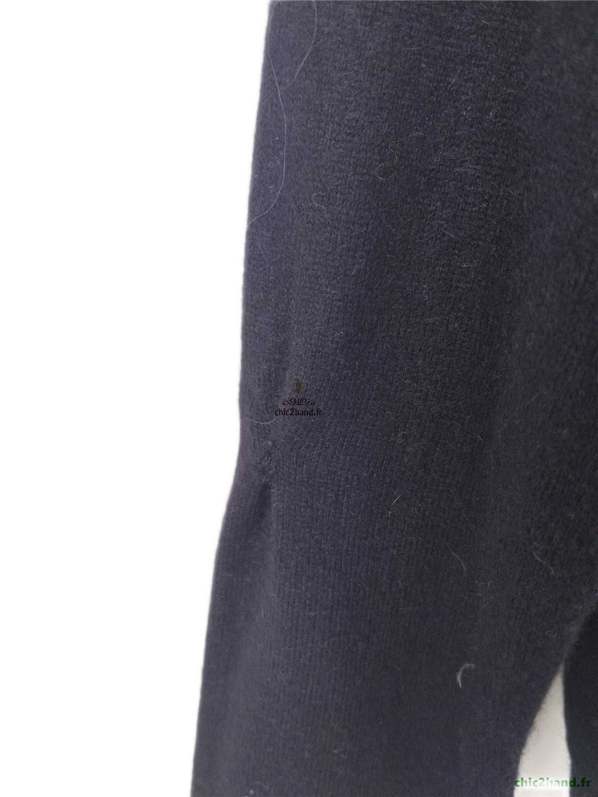 Pull col roulé 100% pur cachemire Uniqlo noir XS TBE – Image 4
