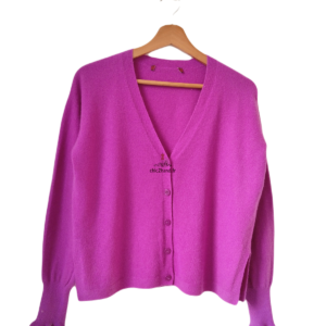 Gilet cargidan 100% pur cachemire Comptoir Des Cotonniers Violet M NEUF