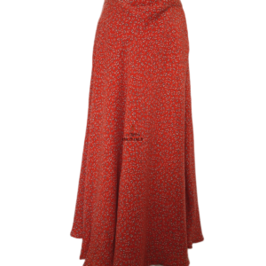 Jupe doublure en pure soie comptoir des cotonniers FR40 rouge fleuri NEUF