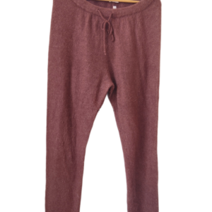 Pantalon oversize laine alpaga American Vintage VITOW marron rouilles M L TBE