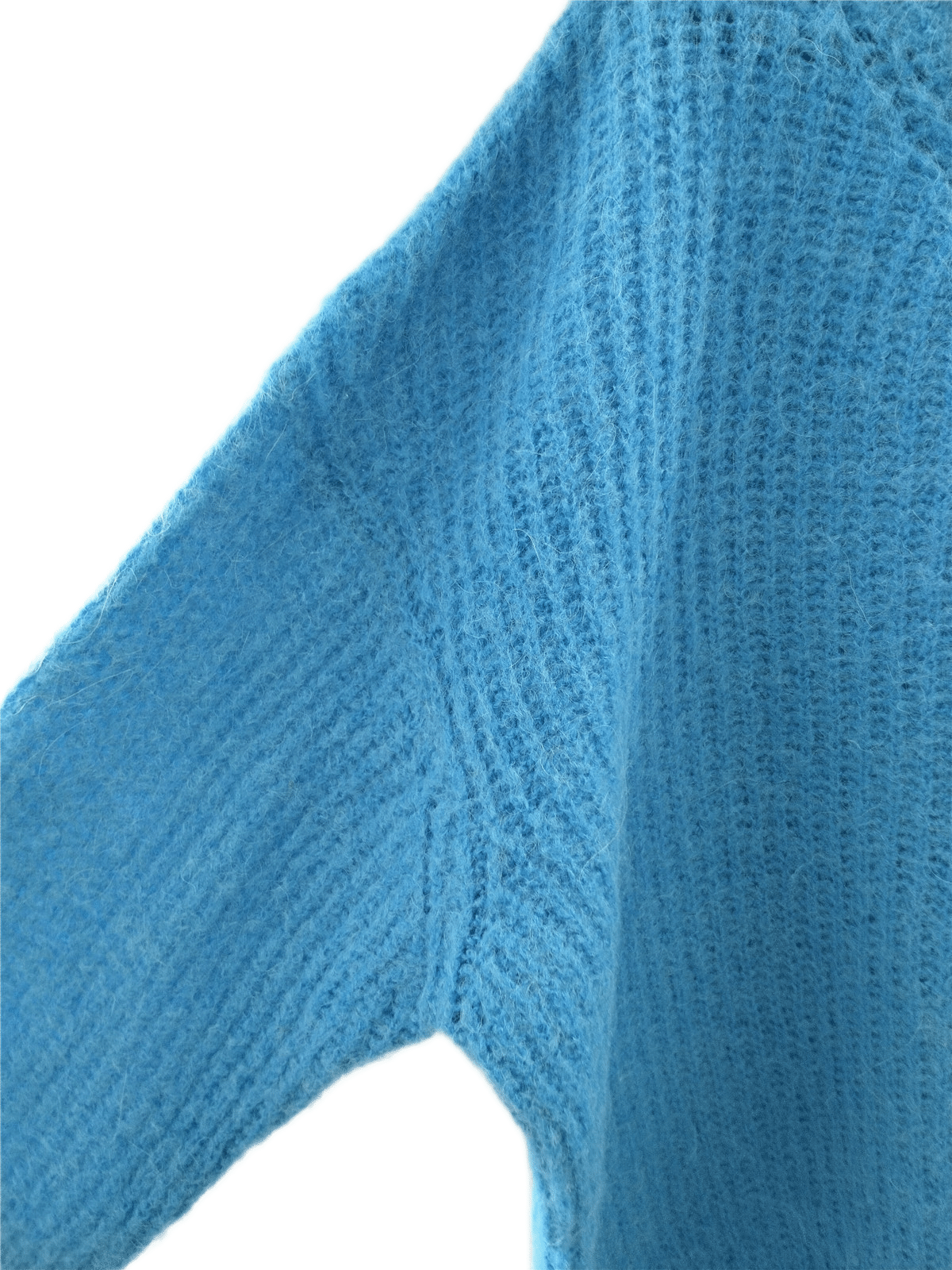 Pull oversize laine alpaga American Vintage EAST18F east bleu L TBE – Image 7