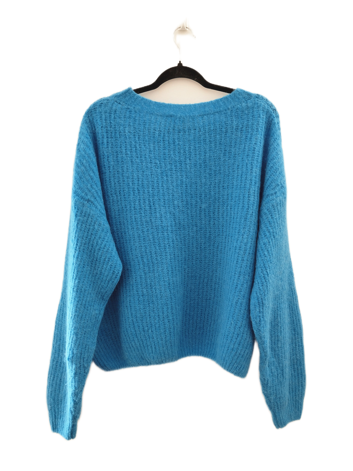 Pull oversize laine alpaga American Vintage EAST18F east bleu L TBE – Image 8