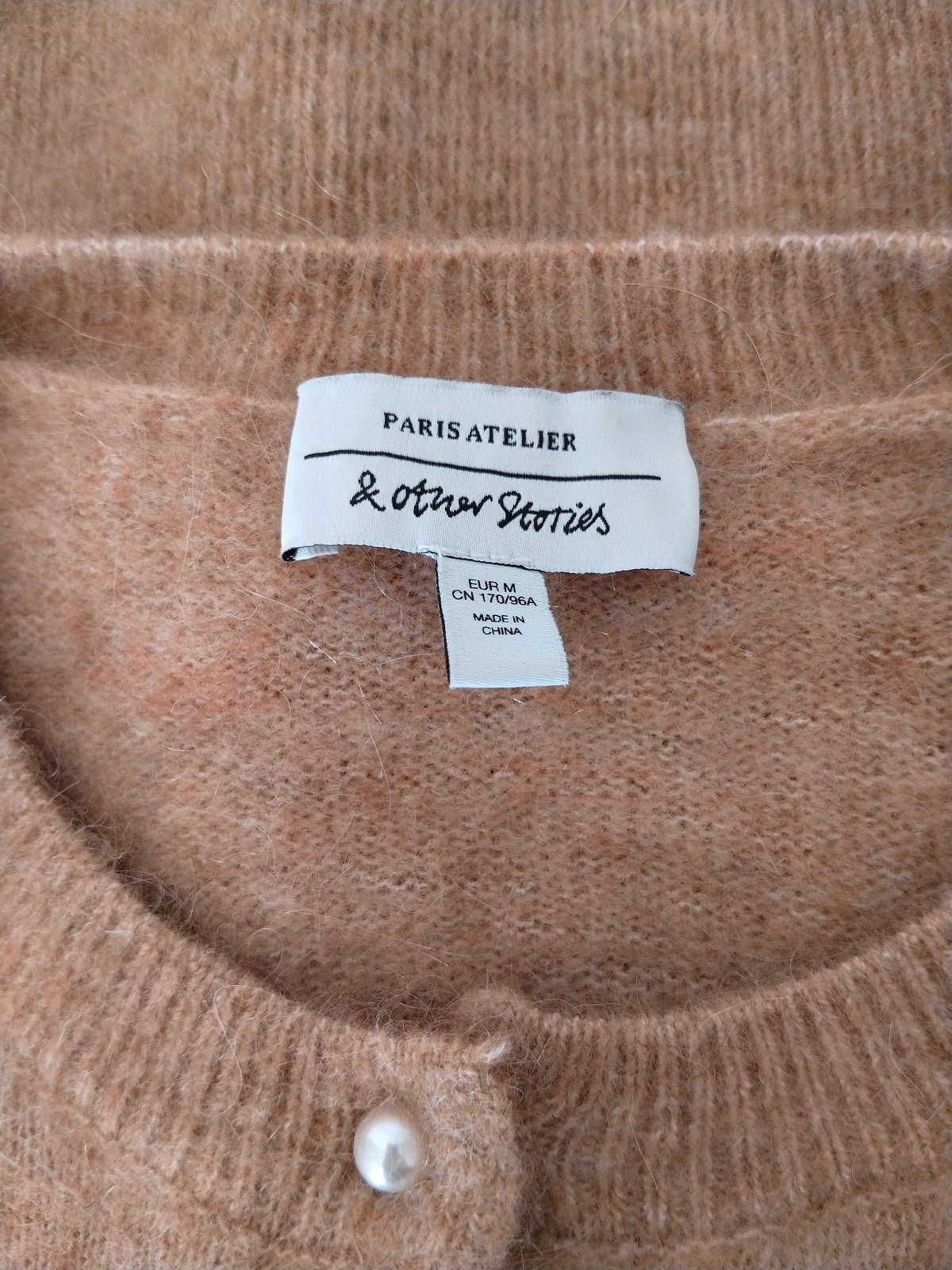Très jolie gilet doudou laine mohair & Other Stories beige M Neuf – Image 11