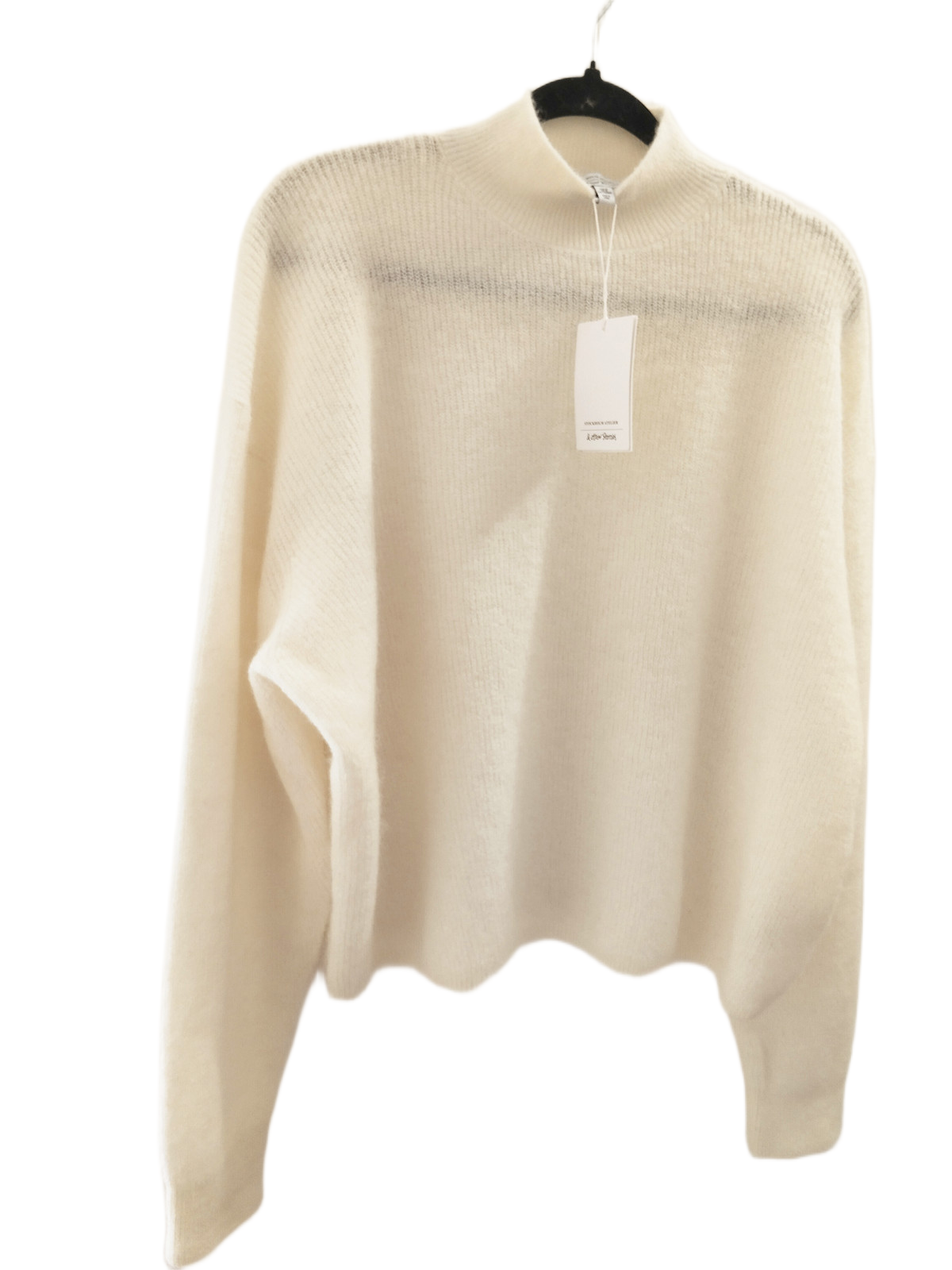 Pull col montant & Other stories laine alpaga blanc M neuf avec étiquettes – Image 5