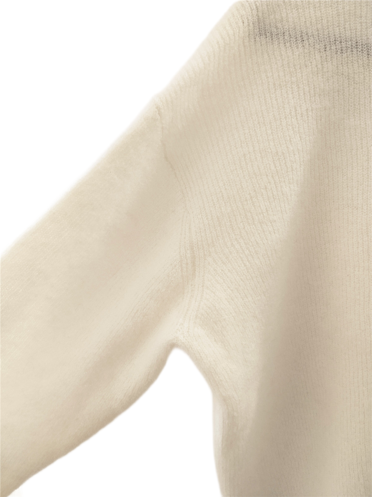 Pull col montant & Other stories laine alpaga blanc M neuf avec étiquettes – Image 7
