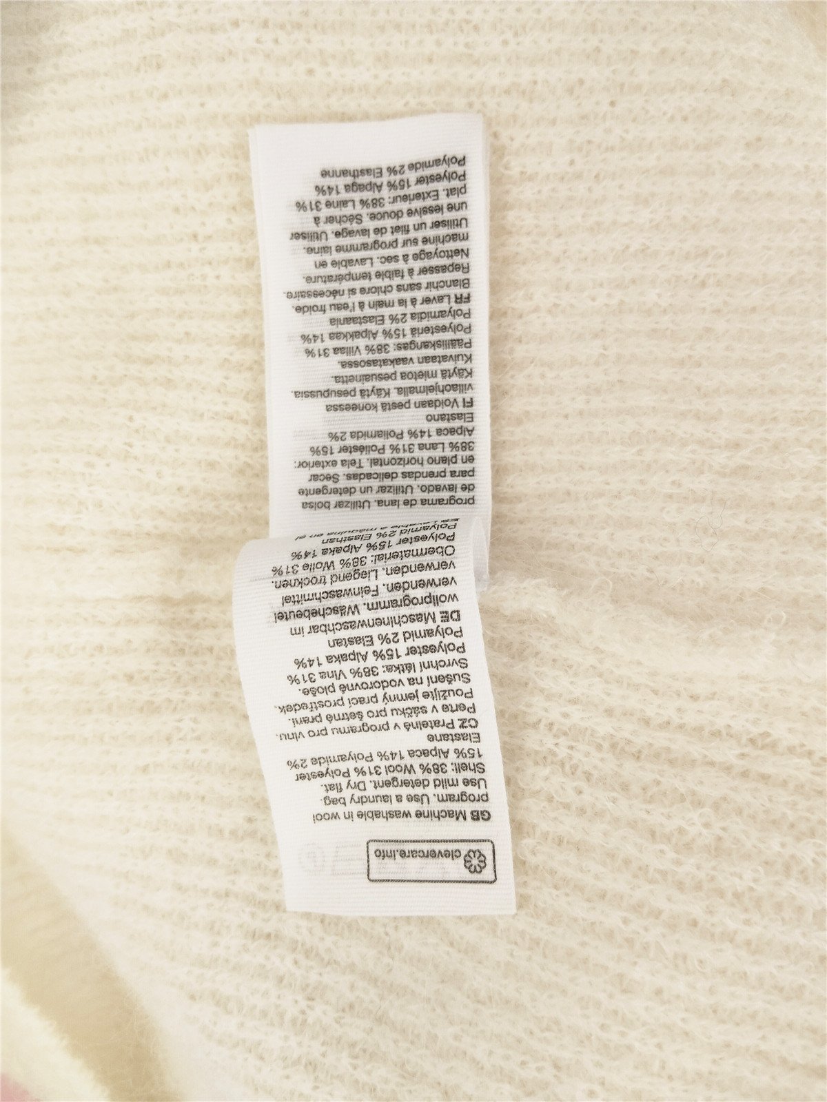 Pull col montant & Other stories laine alpaga blanc M neuf avec étiquettes – Image 9