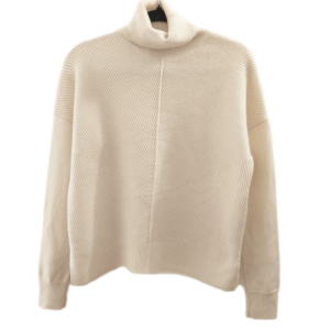 Pull col roulé oversize doudou 100% pure laine The Kooples T1 blanc Neuf